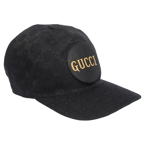 gucci baseball hat black|Gucci baseball cap women's.